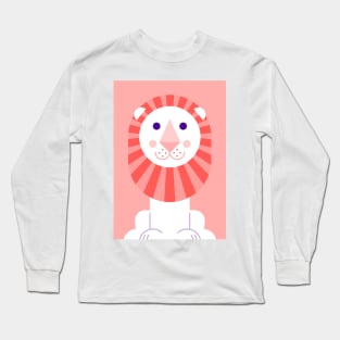 Lion Illustration Long Sleeve T-Shirt